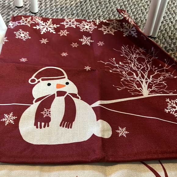 Brand new in bag 4 Christmas pillow covers ready to fill. So cute - Picture 4 of 5